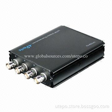 4-channel Passive Video UTP Transceiver, CCTV Transmission, High-transmission Quality, Mini Size